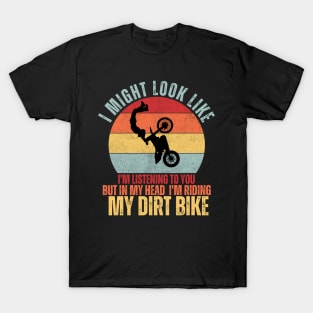 cool retro motocross dirt biker for dirt biker T-Shirt